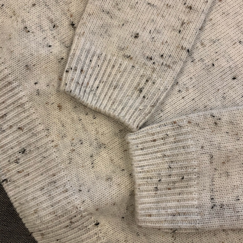 NWOT Boohooman ARM STRIPE NEP YARN KNITTED JUMPER - Picture 7 of 8